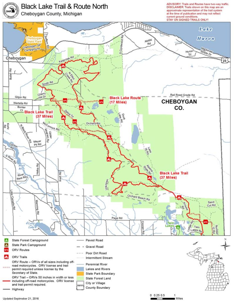 Black Mountain Trail System – Cheboygan Area Trailways